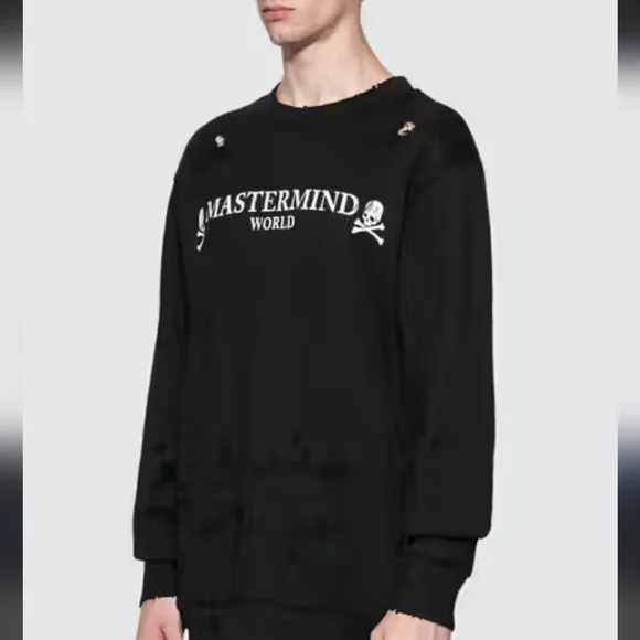 Mastermind World Distressed Skull 20th Sweater Shirt